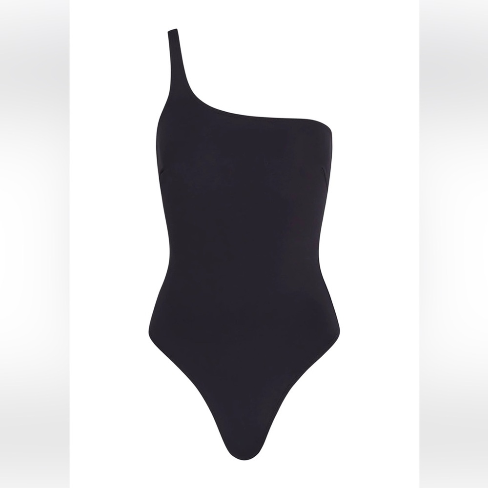 TROPIC OF C como one piece in black eco-compression SWIMSUIT
